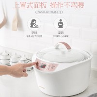 天际DGD22-W122B电炖锅隔炖陶瓷内胆燕窝炖盅一锅四胆煮粥煲汤锅可做酸奶全自动预约定时2-3L/ 2.2升