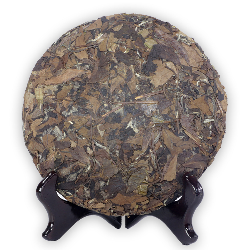 裕园茶福鼎白茶高山老白茶寿眉茶饼350g饼