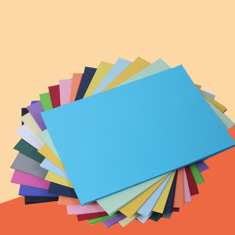 得力delia3彩色封皮纸红黄蓝绿粉五个颜色需要那个颜色可备注视频