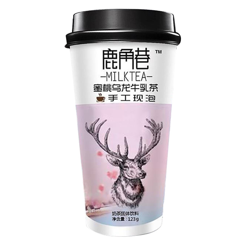 鹿角巷牛乳奶茶蜜桃乌龙味123g