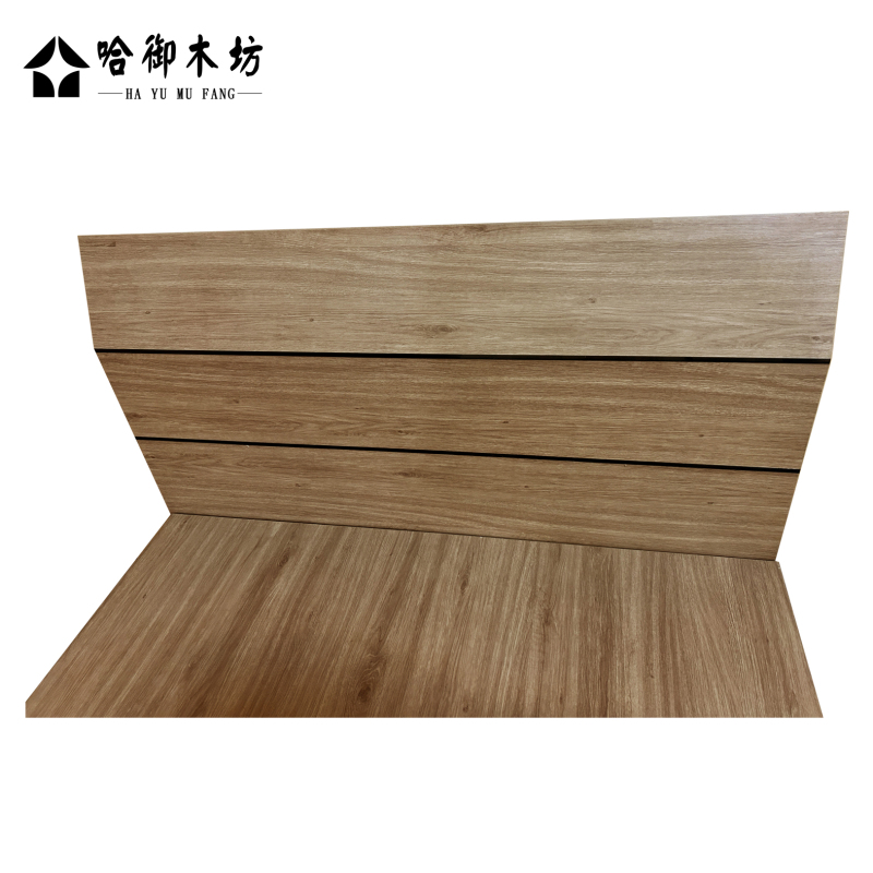 哈御木坊可定制板式木床1000*2000*400mm/张高清大图