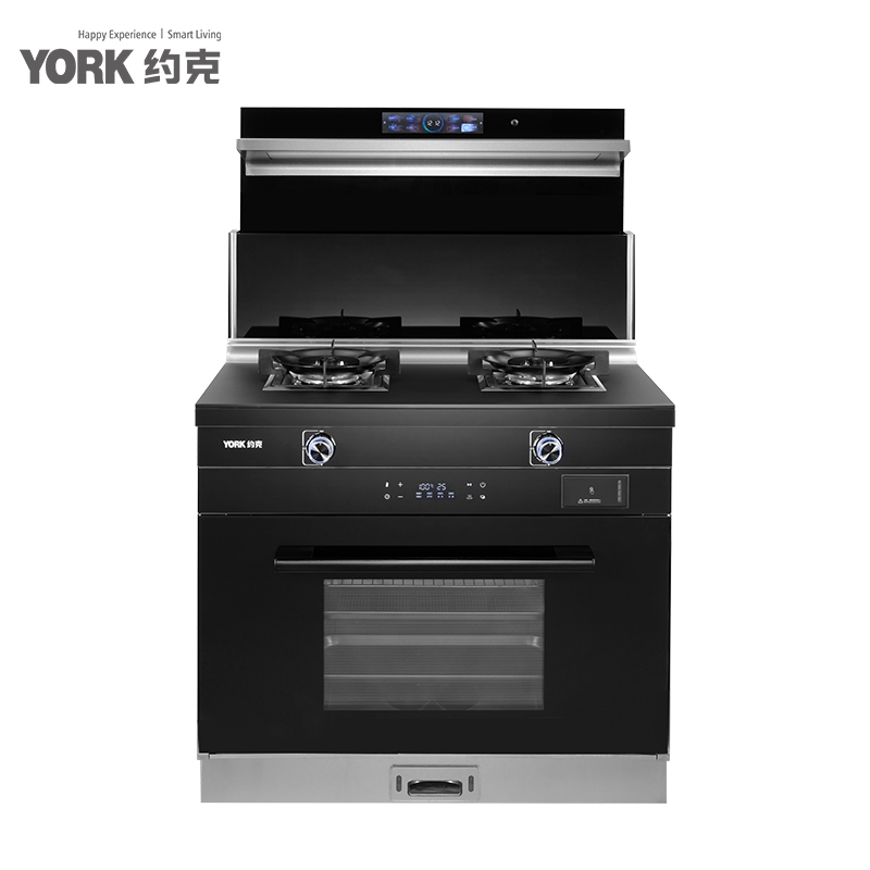 约克(YORK)智能集成灶 YK-J70ZK油烟机燃气灶蒸烤一体 天然气