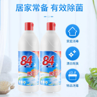 美舒洁 84消毒液衣物去黄漂白地板除菌液750ml *10瓶