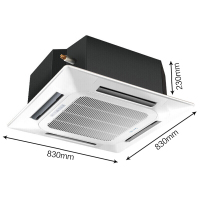美的(midea) 中央空调一拖多 MDV-260W/dPS-8R0 (ZQ) 一价全包(含20米管道)