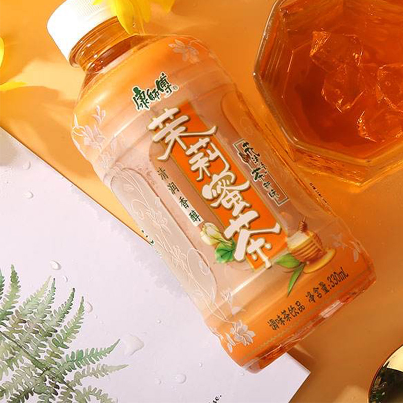 康师傅茉莉蜜茶小瓶装饮料解腻夏日解暑饮品330ml*6瓶高清大图