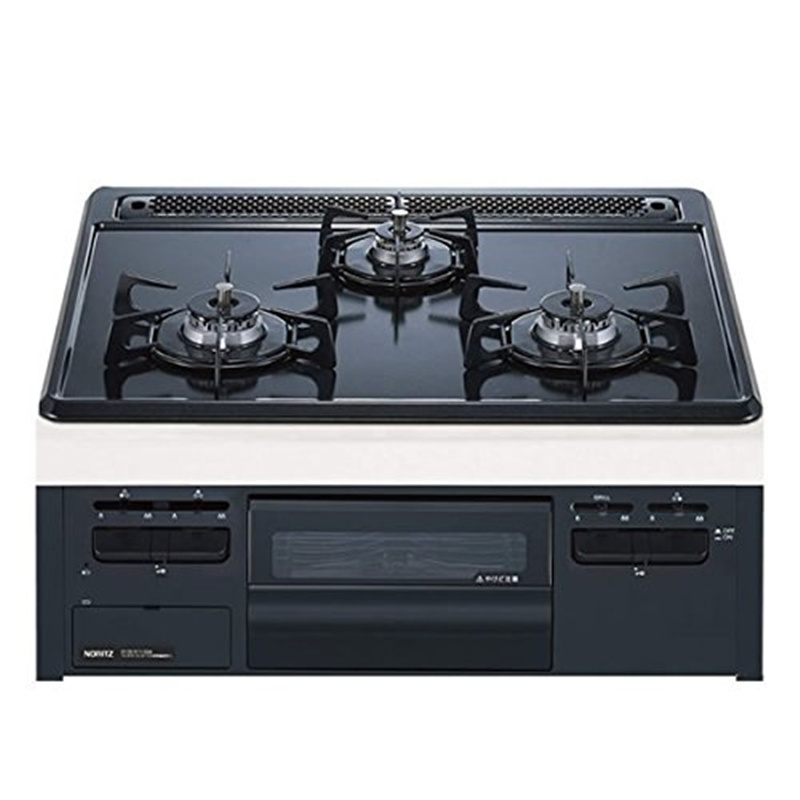 日本noritz能率fami系列三眼头嵌入式 嵌入式燃气灶烤箱灶n3wt6rwasc