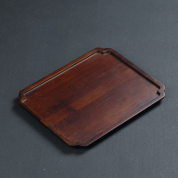 中号重竹托盘(25.5*20*1.3cm) 爱洛琳 茶道零配重竹托盘简约茶盘茶托 干泡台小茶台水果茶杯盘子