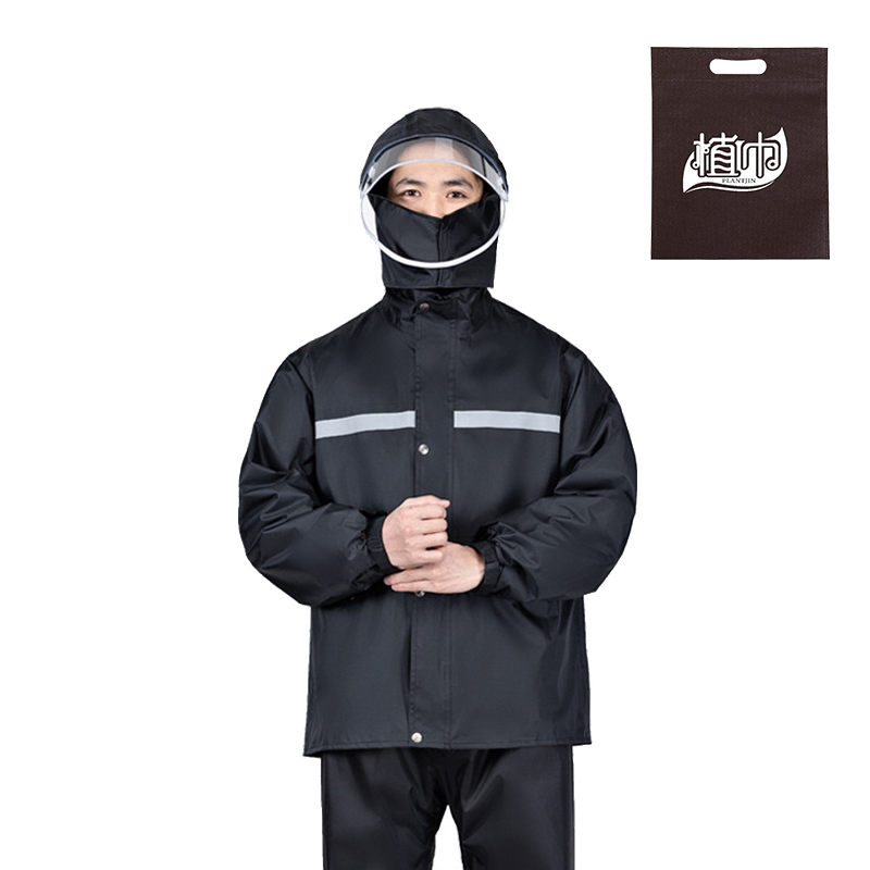 植巾 YY150 牛津布 均码 雨衣(计价单位:件)黑色高清大图