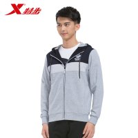 特步（Xtep）男装运动外套春秋季款运动休闲男款针织外套