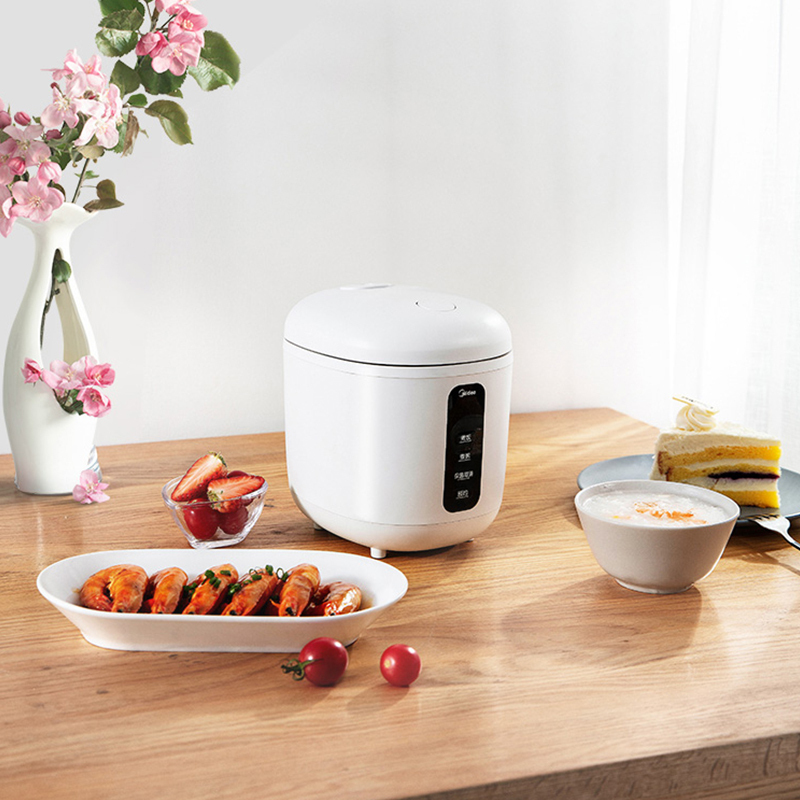 美的(Midea) 迷你电饭煲MB-FB08M301 家用24小时智能预约 0.8L小容量 家用多功能单人宿舍煮饭电饭锅