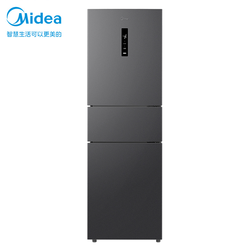 [自营]美的冰箱(Midea)三门大容量智能家用冰箱三开门一级风冷无霜变频双净味租房宿舍小冰箱MR-283WTPZE高清大图