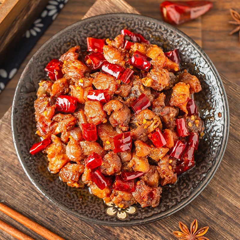 自贡冷吃兔麻辣兔丁四川特产零食小吃香辣兔腿兔头网红零食小吃参数