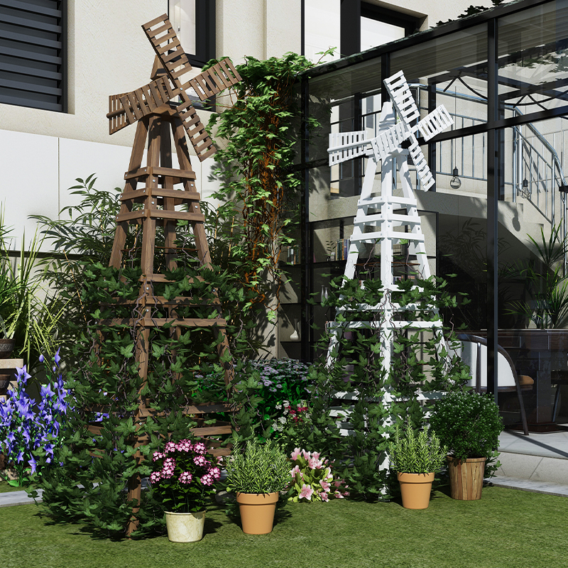 闪电客花架sdk 风车花架实木室外木户外庭院葡萄架花园装饰月季铁线莲爬藤架 价格图片品牌报价 苏宁易购剑轩阁五金工具专营店
