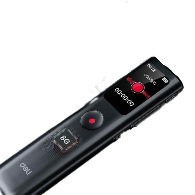 得力 录音笔 8G 黑色 MP501 个