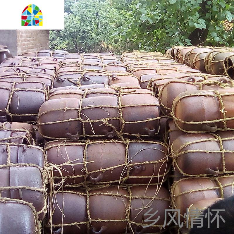 老砂罐砂锅泥炖锅家用燃气传统煲汤老式粗土吊子陶土瓦罐煨汤有盖 FENGHOU 4升老砂罐加杉木盖高清大图