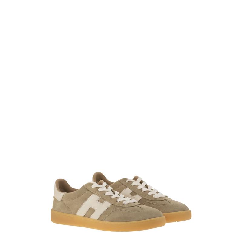 霍根(Hogan)男款复古跑鞋麂皮拼接休闲运动鞋舒适缓震耐磨户外鞋高清大图