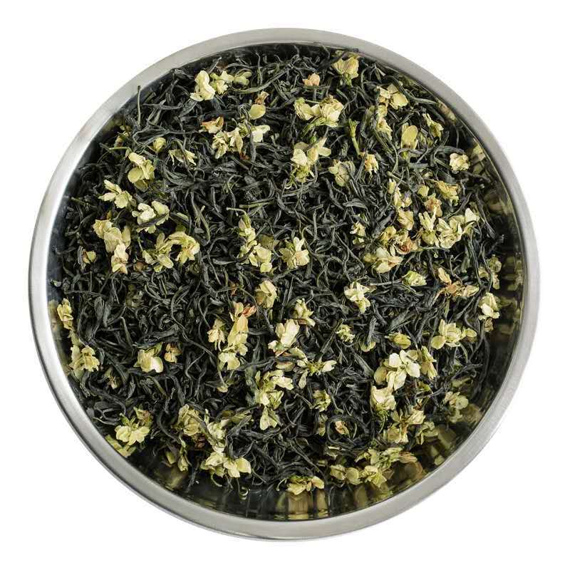(买一斤送一斤再送杯)2021年新茉莉花绿茶浓香袋装茉莉花茶叶 茉莉花茶250克(送紫砂杯)
