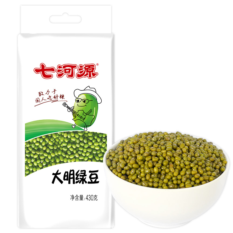 七河源 大明绿豆430g 真空装