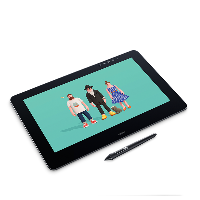 和冠 Wacom 新帝DTH-1620/AK0-F创意数位屏 8192级压感 绘图屏 手绘板 数位板 黑色高清大图