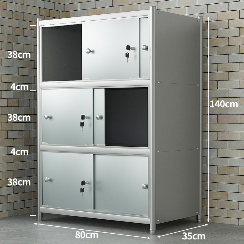 怡卓欧推拉门储物柜60*35*140cm个高清大图