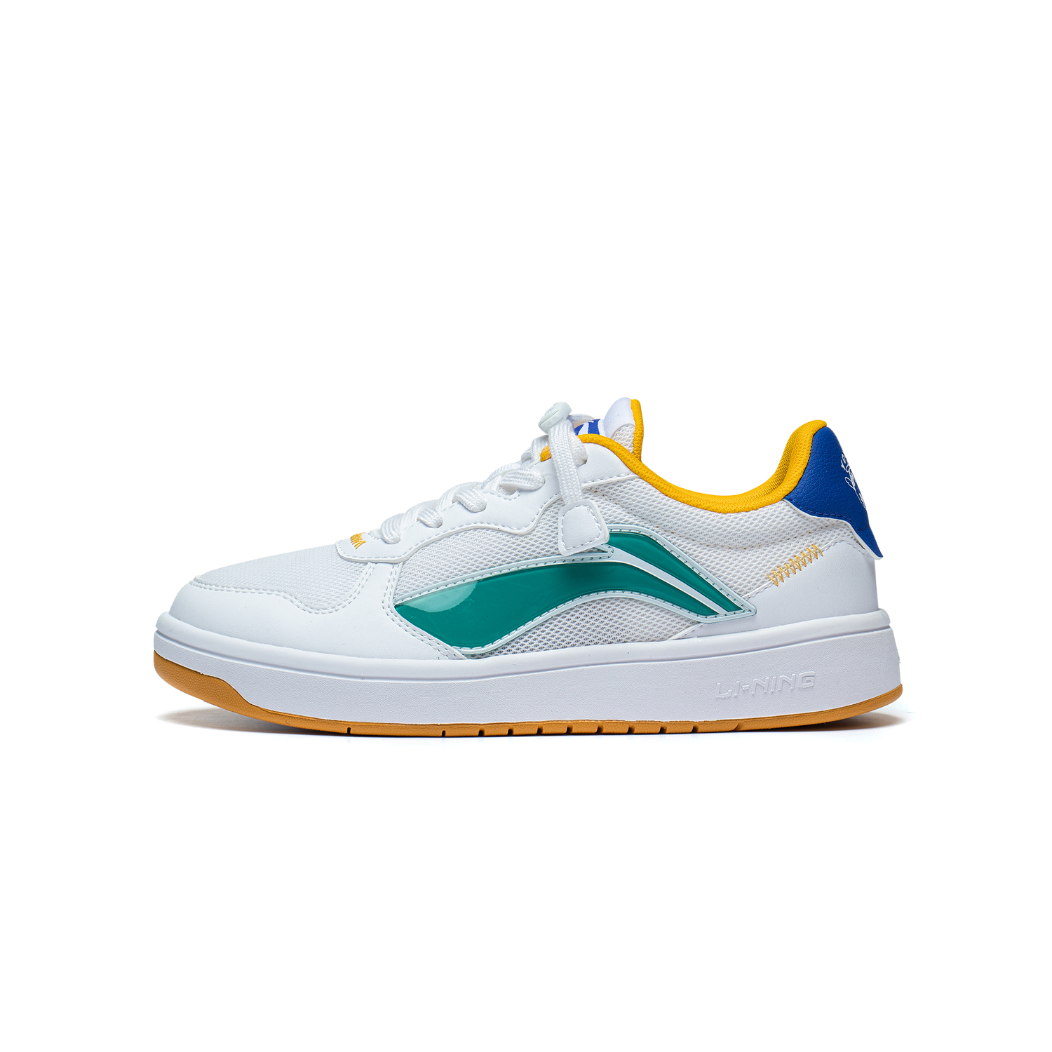 李宁童鞋休闲鞋男女大童减震回弹板鞋青少年透气滑板鞋低帮运动鞋