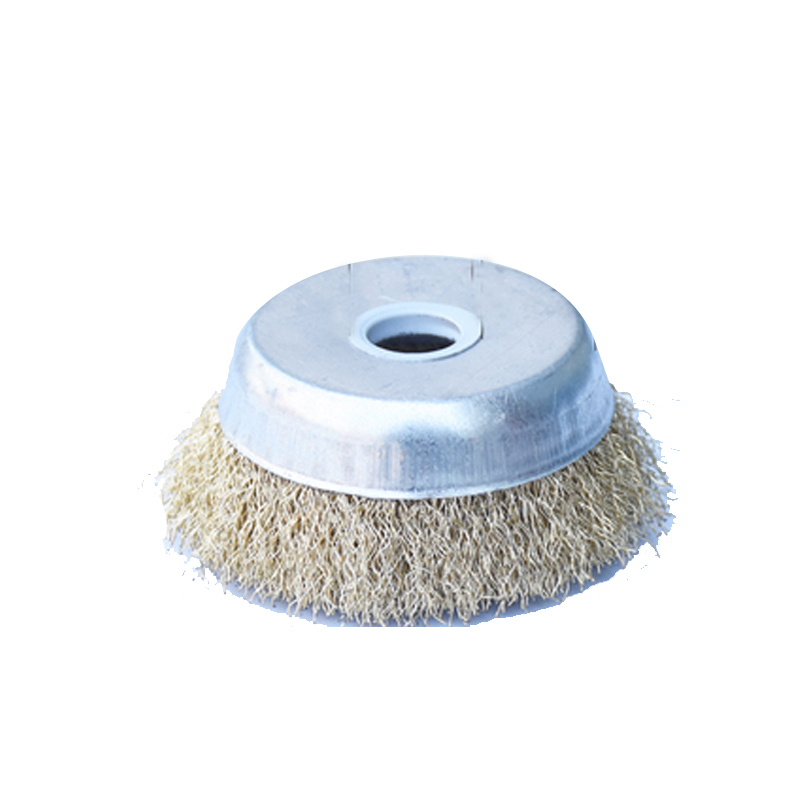 创星碗型钢丝轮 金属除锈机用钢丝刷