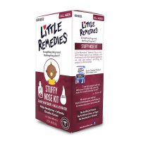 美国进口Little Remedies宝宝洗鼻水 日常护理 鼻腔护理 生理盐水通鼻塞滴鼻剂+吸鼻器15ml