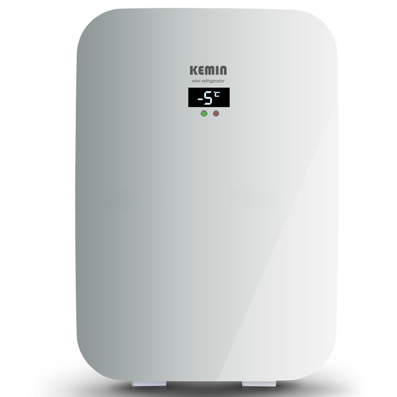 科敏KEMIN20L迷你型小冰箱车载冰箱便携租房学生宿舍制冷加热药品母乳冷藏保温箱 KM20L-双核数显版(灰色)