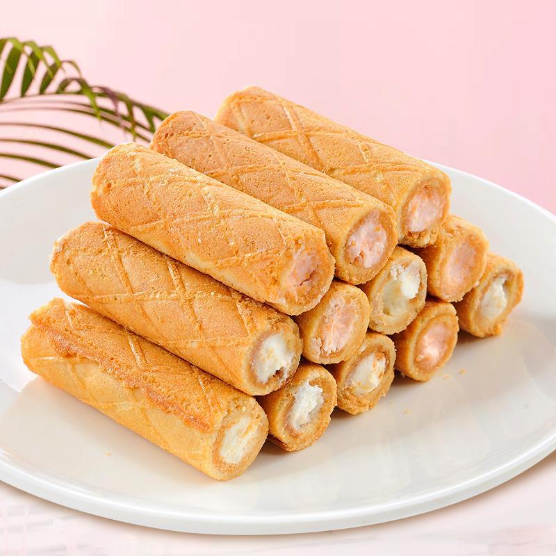 徐福记卷心酥158g2混合口味鸡蛋卷休闲零食注心饼干