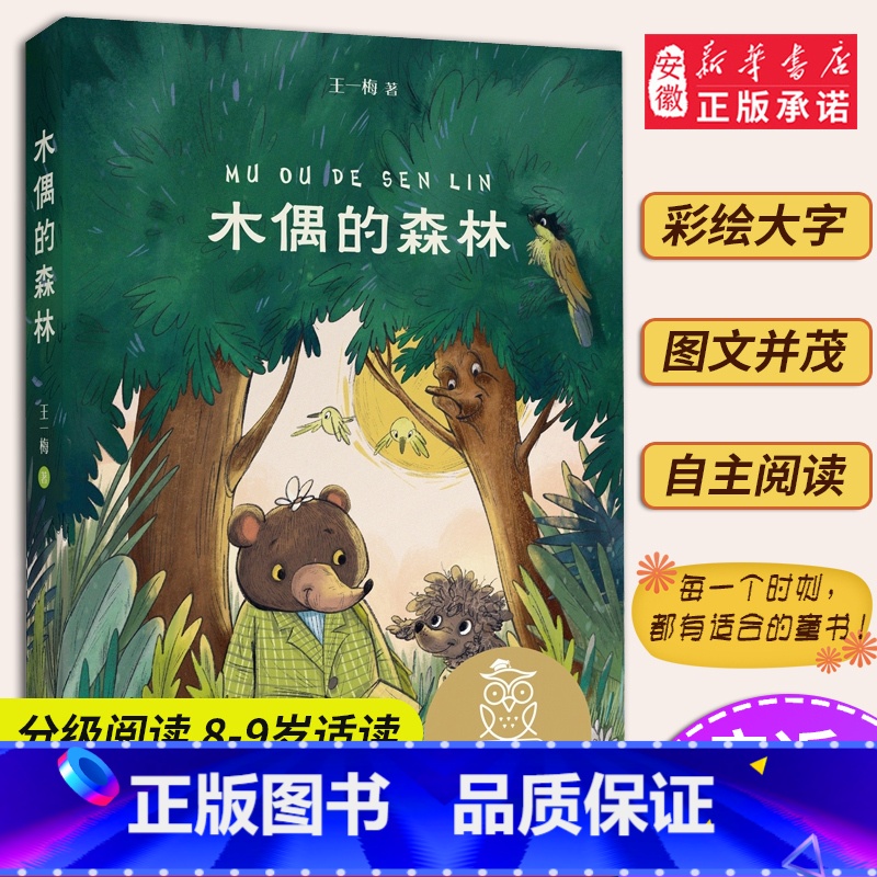 木偶的森林 【正版】 海蒂 中文分级阅读K3 女孩成长经典 8-9岁适读 儿童文学 世界名著经典 三年级小学生课外阅读书