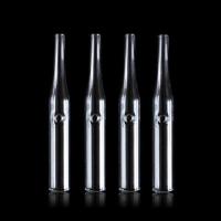 美容院加厚吸黑头玻璃管圆管仪器毛孔清洁器零配件工具吸管吸油痘 圆管4支