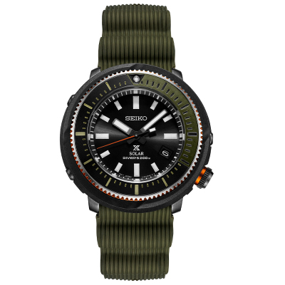 精工(SEIKO)手表 PROSPEX系列 罐头水鬼夜光 太阳能日本原装 男女表 [2020年新品]SNE547P1