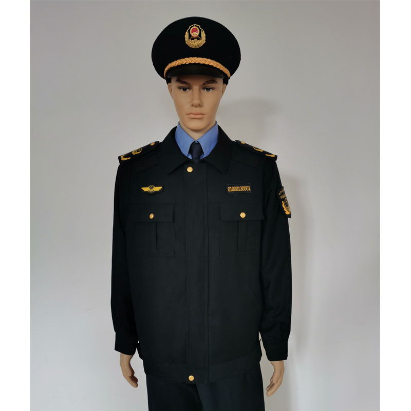 斯派尼新款202102行政执勤服 春秋款套装外套上衣加裤子聚酯纤维100%