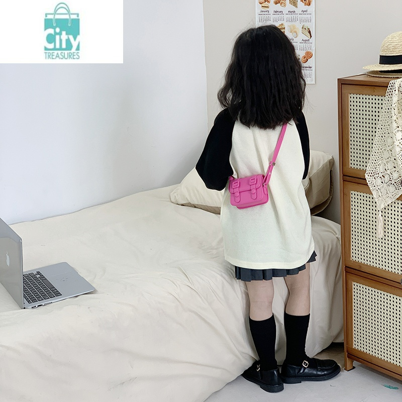 bangdou网红女童小包包新款韩版儿童斜挎包女孩洋气小方包简约宝宝零