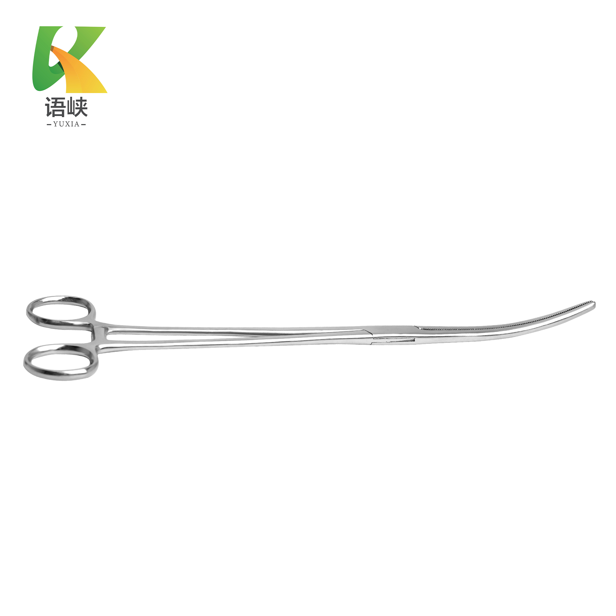 语峡工业止血钳弯头/30厘米把高清大图