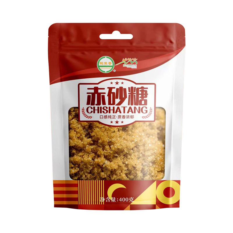 鹤来香 砂糖绵白糖调味甘蔗糖细砂食用糖 赤砂糖400克*2包