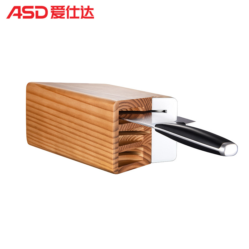 爱仕达ASD 刀具套装小厨刀砍骨刀厨师多用刀炫利VI五件套刀内置磨刀石 RDG05X6Q