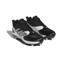 阿迪达斯(adidas)adidas男款环保材质轻盈缓震棒球鞋圆头系带钉鞋 Core_Black/Silver_Metallic/Foo 40