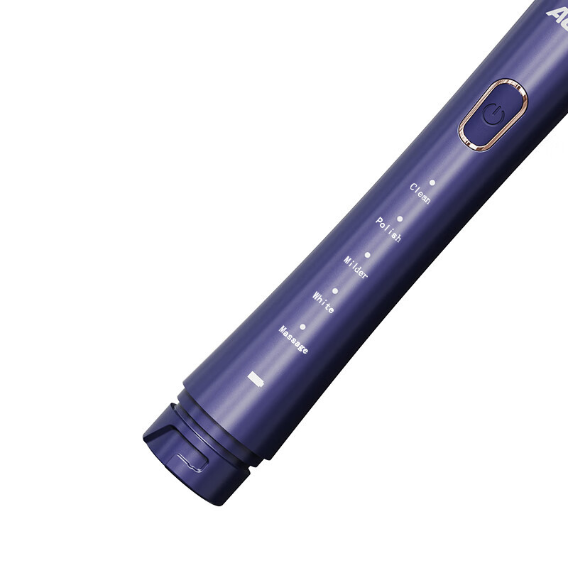 ACA电动牙刷声波振动隐藏式5档模式充电线ALY-HYS01W高清大图