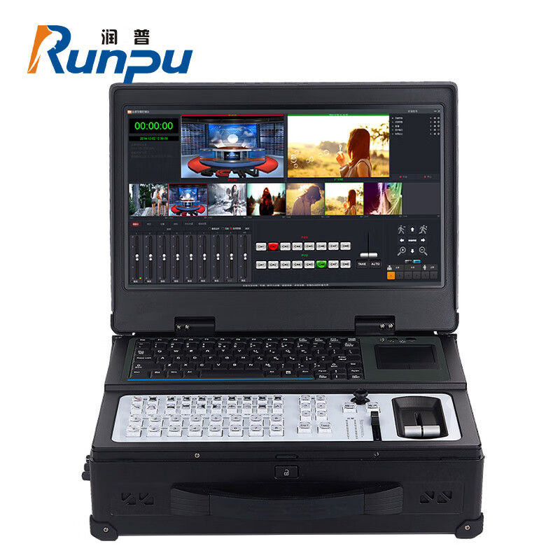 润普Runpu RP-TD401 便携式录播一体机/录播服务器主机/一体化虚拟演播室系统设备 QY