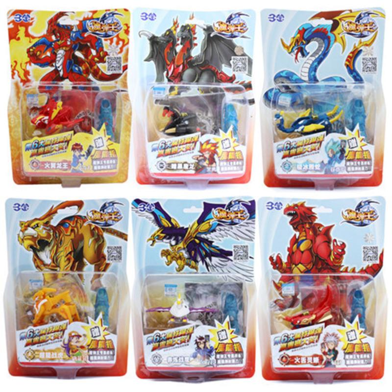 魔弹蛋王极冰腾蛇火翼龙王幻麒麟神魔双体魔霸极皇虎变形玩具参数