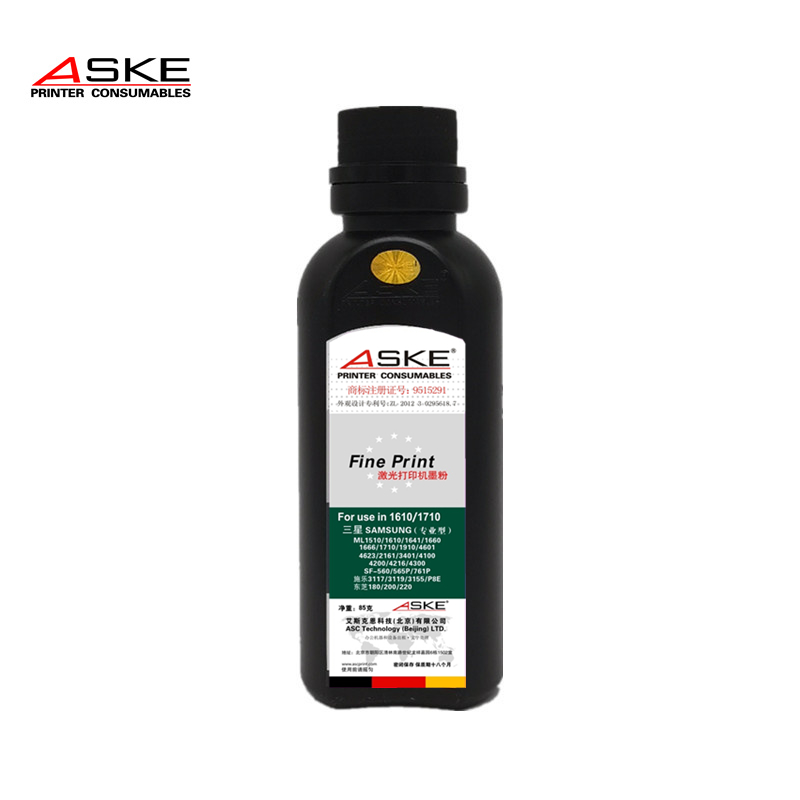 ASKE PRINTER CONSUMABLES激光打印机黑色碳粉A-ML1610 黑色