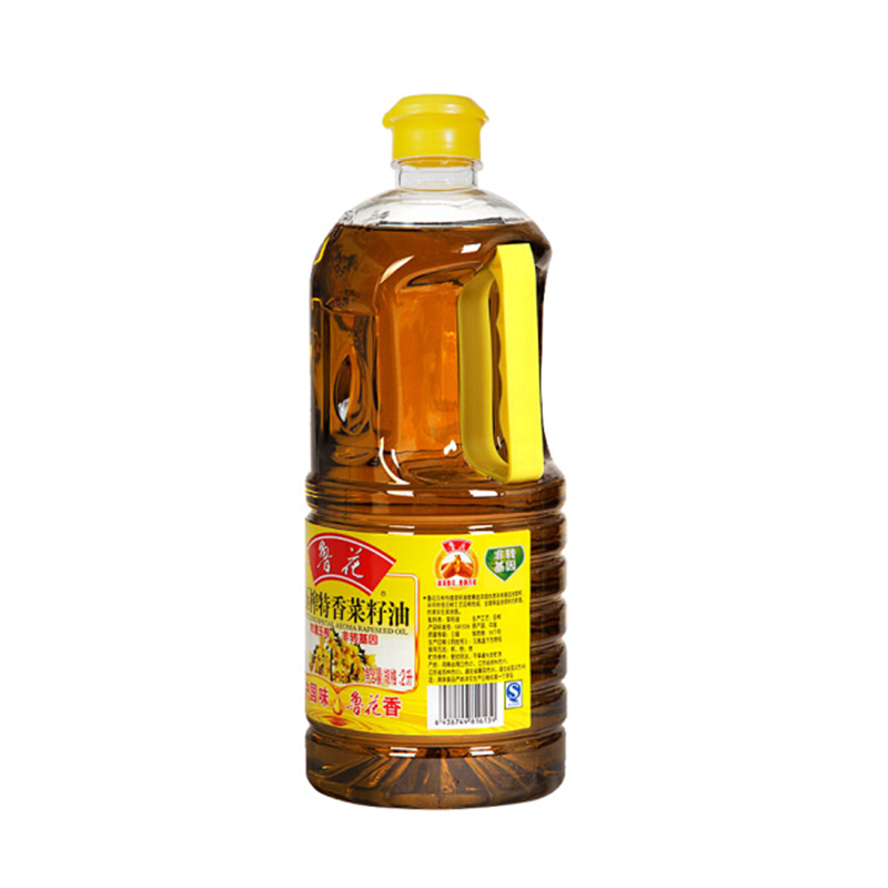 鲁花 非转基因压榨 菜籽油 2L