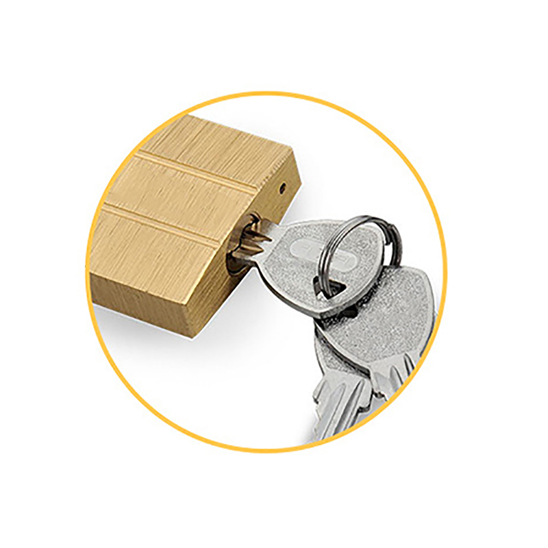 艾伯德 GS40 40mm黄色 铜质长梁挂锁 (计价单位:个) 黄色高清大图
