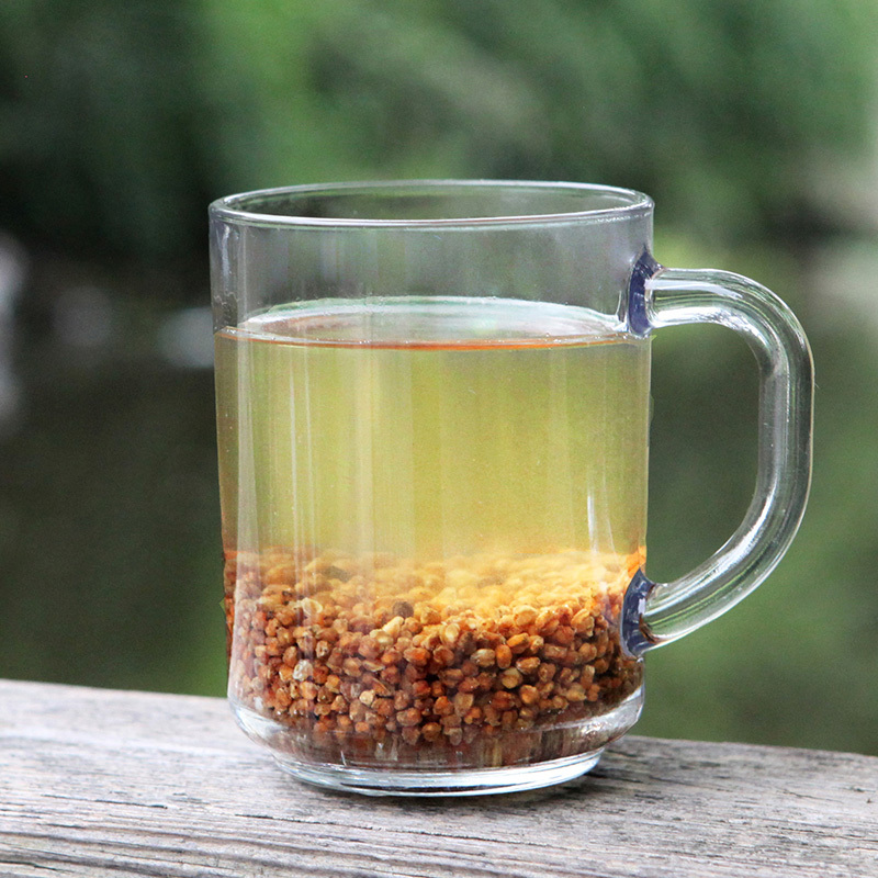 明芽苦荞茶四川大凉山正品黑珍珠黑苦荞茶苦荞麦大麦花草茶花茶500g*2