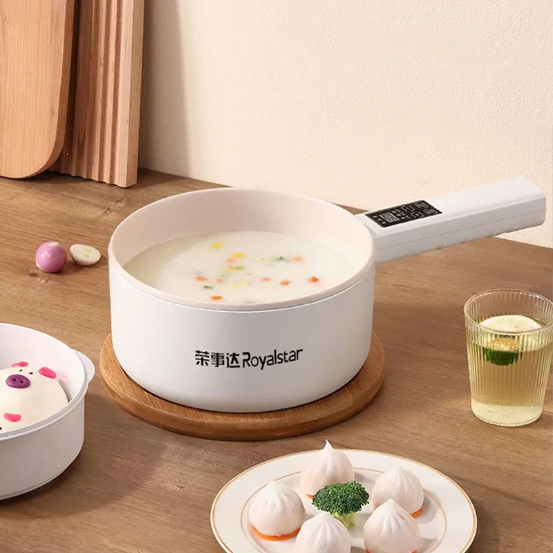 电煮锅宿舍学生多功能家用小电锅煮面小型电热火锅加热电脑版组合
