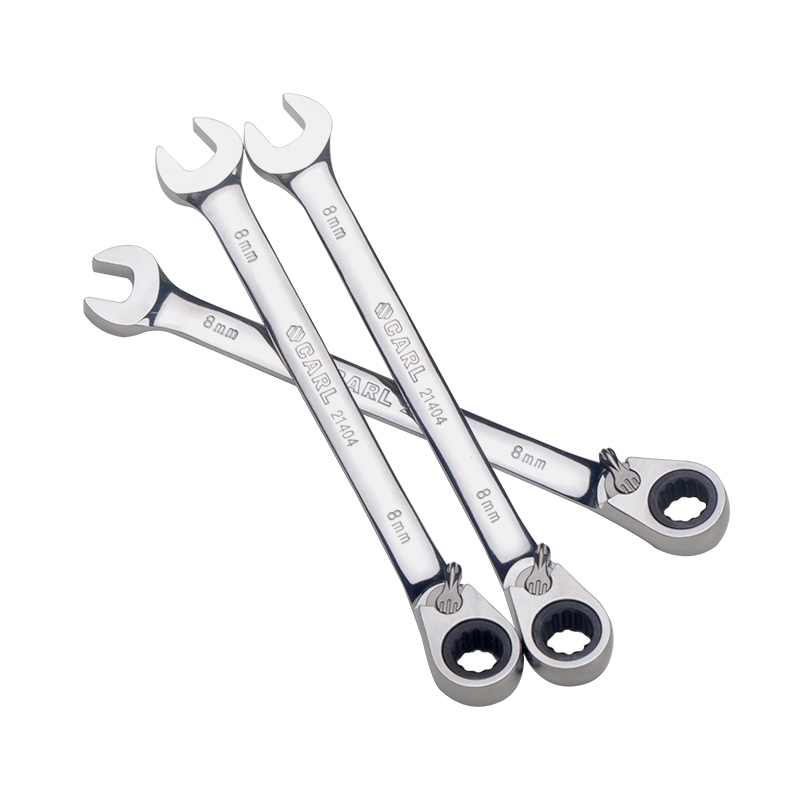 卡尔 开口梅花两用双向棘轮扳手高清大图