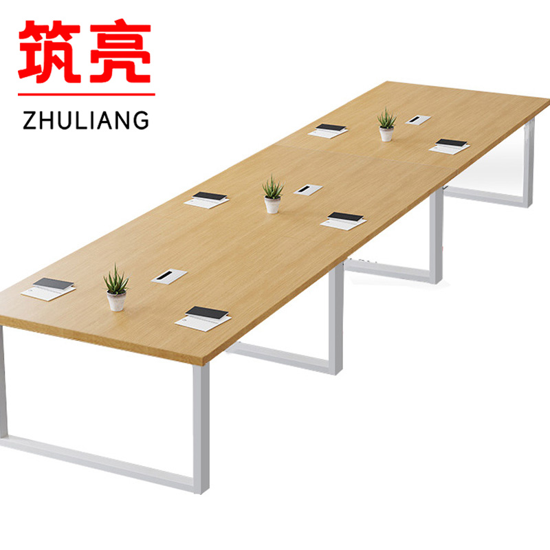 筑亮 会议桌 600*120*74cm 张高清大图