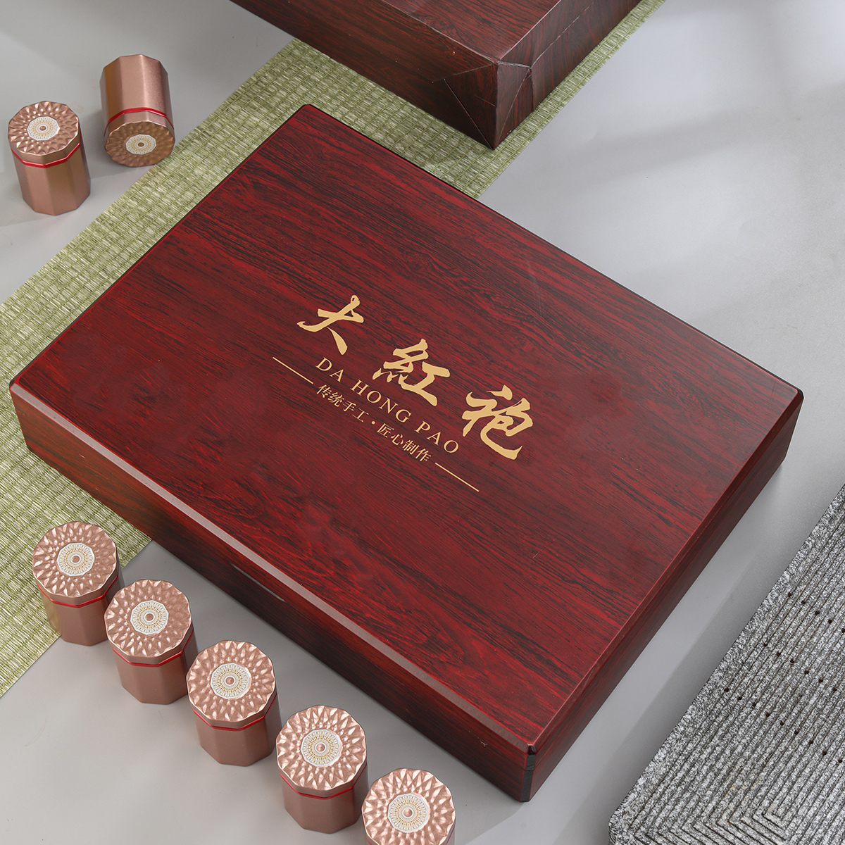 源御露武夷大红袍岩茶浓香岩韵醇厚茶叶乌龙茶礼盒罐装250克高清大图