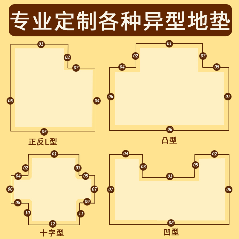 欧式地垫垫脚垫进入户厅客厅厨房卧室口家用防滑地毯定制